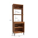 Ver imagem 3 de Kit 2 Fornos 3 Portas 70cm Elara Kappesberg Preto/Canela