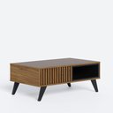 Ver imagem 5 de Mesa de Centro Jeri - Noce Milano/ Preto Fosco