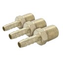Ver imagem 1 de Espigão Macho para Mangueira 3-8 Npt X 3-8 Kit 5 Peças Metal Latonado Worker 102326