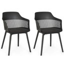 Ver imagem 1 de Kit 2 Cadeiras Polipropileno Marcela Montreal Preta Cozinha Jantar