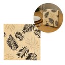 Ver imagem 2 de Guardanapo Estampado Creme Folhagens Luxo 20 Folhas 33cm - Tuut