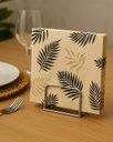 Ver imagem 1 de Guardanapo Estampado Creme Folhagens Luxo 20 Folhas 33cm - Tuut