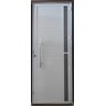 Porta De Alumínio Lambril 2,10 X 1,00 Esquerda Linha 25 Premium Com Visor E Puxador - 1