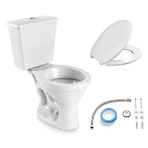 Kit Combo Icasa Sabará com Caixa Acoplada Branca