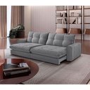 Ver imagem 1 de Sofá Firenze Linho 02 Módulos de 120cm B25cm Meu Sofá Online A230 Linho Cinza