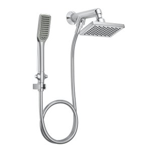 CHUVEIRO COM DESVIADOR E DUCHA MANUAL DECA FLEX - CROMADO 1965C