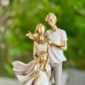 Esculura Família Casal com Sua Filha - 3