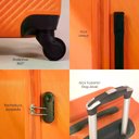 Ver imagem 4 de Mala de Viagem Grande Zug 4 Rodas Swiss Move Laranja