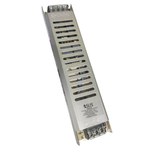 Fonte Chaveada Slim Driver 24v 5a Fita de Led Lustre Perfil Circuito Interno Cftv Segurança Disposit