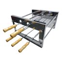 Ver imagem 1 de Churrasqueira Rotativa Cerpo 05 Espetos Dupla Inox