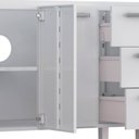 Ver imagem 7 de Balcão para Pia de Cozinha 180cm 4 Portas 3 Gavetas Vênus Yescasa Branco