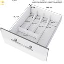 Ver imagem 5 de Balcão para Pia de Cozinha 180cm 4 Portas 3 Gavetas Vênus Yescasa Branco