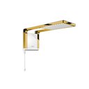Ver imagem 1 de Chuveiro Lorenzetti Acqua Storm - Branco 127v:dourado Brilho