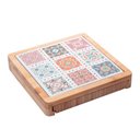 Ver imagem 4 de Conjunto 6 Peças Queijo de Bambu com Tábua Ladrilho 23cm