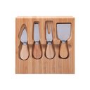 Ver imagem 1 de Conjunto 6 Peças Queijo de Bambu com Tábua Ladrilho 23cm