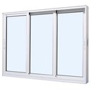 Ver imagem 1 de Janela de Correr Alumínio Branco 03 Folhas Maxx - 100x100