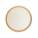 Ver imagem 1 de Plafon Painel Led Sobrepor 18w Toronto Multicor 180° Redondo Branco C/ Dourado Hevvy St3110