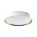 Ver imagem 2 de Plafon Painel Led Sobrepor 18w Toronto Multicor 180° Redondo Branco C/ Dourado Hevvy St3110