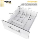Ver imagem 5 de Balcão para Pia de Cozinha 200cm 4 Portas 3 Gavetas Vênus 
