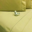 Ver imagem 1 de Jogo de Cama King 400 Fios Branco Ponto Palito 4 Peças