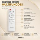 Ver imagem 5 de Plafon Glam Luxury Redondo LED 30W 3000/4000/6500k Autovolt c/ Controle e Memoria