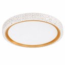 Ver imagem 1 de Plafon Glam Luxury Redondo LED 30W 3000/4000/6500k Autovolt c/ Controle e Memoria