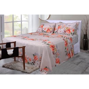 Jogo de Cama Duplo Microfibra Queen Jamile Paco Milano Sultan