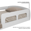 Ver imagem 6 de Cama Montessoriana Solteiro Jardim com Protecao Branco