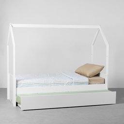 Berço Casinha Alice 4 em 1 - Branco Abra Casa - 3