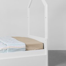 Berço Casinha Alice 4 em 1 - Branco Abra Casa - 10