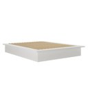 Ver imagem 4 de Cama Casal Queen Minimalista Branco