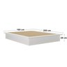 Cama Casal Queen Minimalista - 3