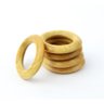 Argola de Madeira Marfim | 48 Mm Pacote com 50 Unidades - 1