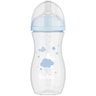 Mamadeira Azul Anticólica 330ml para Bebês de + 4 Meses Buba - 1