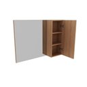 Ver imagem 6 de Gabinete Suspenso para Banheiro com Espelheira e Armário com Rodizio