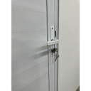 Ver imagem 5 de Porta de Aluminio Lambril Branco com Maçaneta Linha 25 - 210x80 Direita