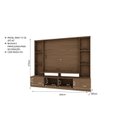 Ver imagem 3 de Rack com Painel para TV até 55 Polegadas 2,1m 2 Portas Delfos Yescasa