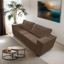 Ver imagem 2 de Sofá Santiago 2 Lugares Marrom Cookiee - Meu Estofado Sofá 2 Lugares Santiago Sala, Quarto, Recepção