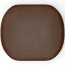 Ver imagem 7 de Puff Decorativo Orgânico para Living Quarto 70cm Doha W01 Couríssimo Marrom - Lyam Decor