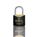 Ver imagem 1 de Cadeado com Chave 30mm Latão Preto Color Line Papaiz