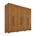 Ver imagem 1 de Guarda Roupa Casal Elegance Plus 6 Portas de Bater 6 Gavetas MDF Cinamomo 240cm Elegance