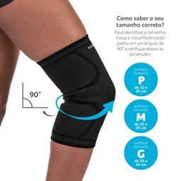 Joelheira Elástica Unissex Tam. P Multilaser Saúde - HC337 HC337 - 6