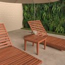 Ver imagem 6 de Conjunto 2 Espreguiçadeiras Madeira Maciça Roma 