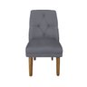 Cadeira Sala de Jantar Kit 4 Maria Suede Cinza - Majú Decor - 3