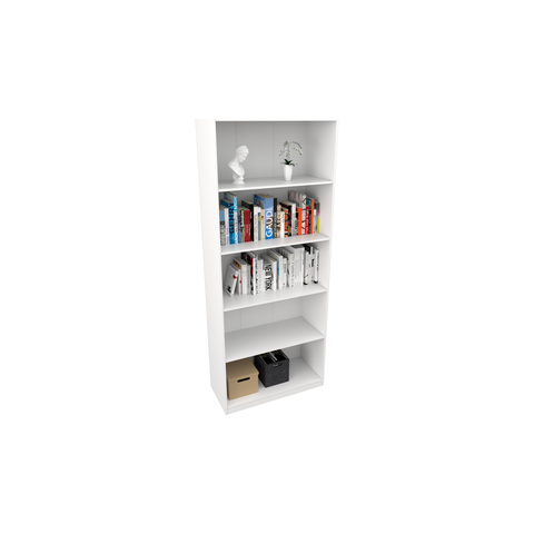 Armário Prateleira Multiuso M14 100% Mdf ( Vitrine Closet) Vetorial Móveis Branco