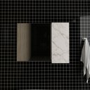 Ver imagem 2 de Gabinete Suspenso para Banheiro com Espelheira e Armário com Rodizio 