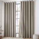 Ver imagem 2 de Cortina Lunna Voil Gaze Microfibra 3,00x2,60m Sala Quarto Varão 3m - Marrom