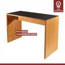 Ver imagem 4 de Bancada Nadir com Tampo de Vidro 4mm Espresso Móveis Cinamomo/Preto