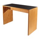 Ver imagem 2 de Bancada Nadir com Tampo de Vidro 4mm Espresso Móveis Cinamomo/Preto