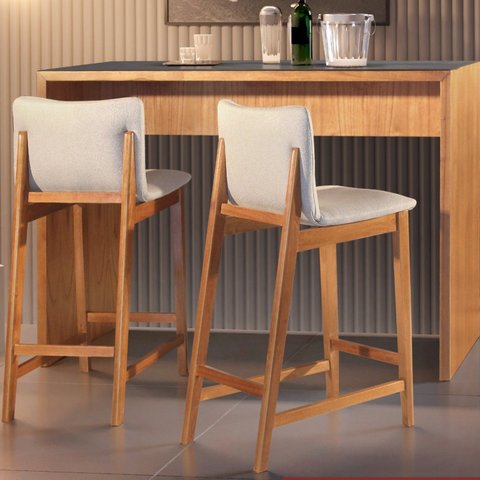 Bancada Nadir com Tampo de Vidro 4mm Espresso Móveis Cinamomo/Preto